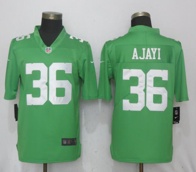 Men Philadelphia Eagles #36 Ajayi Wentz Green Vapor Untouchable Nike Limited NFL Jerseys